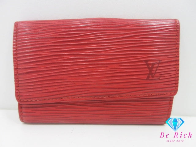 ルイ ヴィトン LOUIS VUITTON 6連 キーケース エピ ミュルティ クレ 6 M63817 カスティリアン レッド 赤 LV ロゴ キーホルダー アクセサリー 小物 【中古】【送料無料】 bc2296
