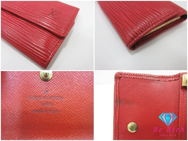 ルイ ヴィトン LOUIS VUITTON 6連 キーケース エピ ミュルティ クレ 6 M63817 カスティリアン レッド 赤 LV ロゴ キーホルダー アクセサリー 小物 【中古】【送料無料】 bc2296