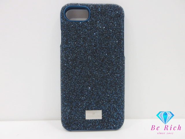 スワロフスキー SWAROVSKI iPhone ケース 6 / 6S / 7 用 スマホ ケース ブルー クリスタル TPU アイフォン アクセサリー 小物 【中古】【送料無料】bc2303