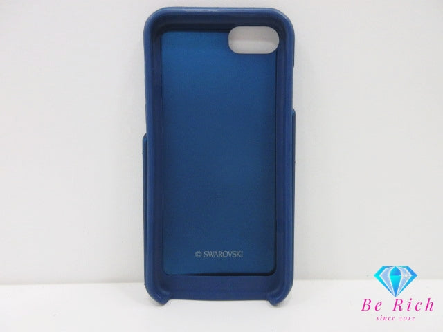 スワロフスキー SWAROVSKI iPhone ケース 6 / 6S / 7 用 スマホ ケース ブルー クリスタル TPU アイフォン アクセサリー 小物 【中古】【送料無料】bc2303