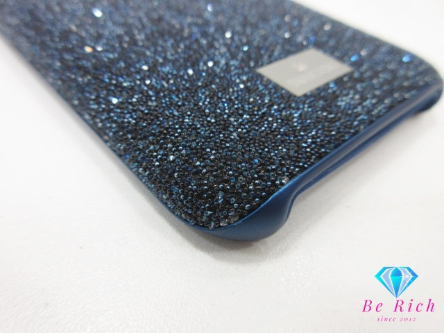 スワロフスキー SWAROVSKI iPhone ケース 6 / 6S / 7 用 スマホ ケース ブルー クリスタル TPU アイフォン アクセサリー 小物 【中古】【送料無料】bc2303