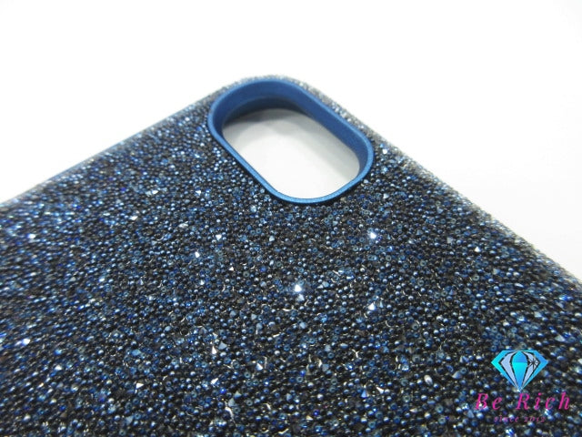 スワロフスキー SWAROVSKI iPhone ケース 6 / 6S / 7 用 スマホ ケース ブルー クリスタル TPU アイフォン アクセサリー 小物 【中古】【送料無料】bc2303