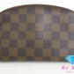ルイ ヴィトン LOUIS VUITTON ダミエ ポシェット コスメティック N47516 エベヌ PVC レザー エベヌ 茶 ブラウン アクセサリー 小物 化粧 メイク ポーチ 【中古】【送料無料】 bc2316