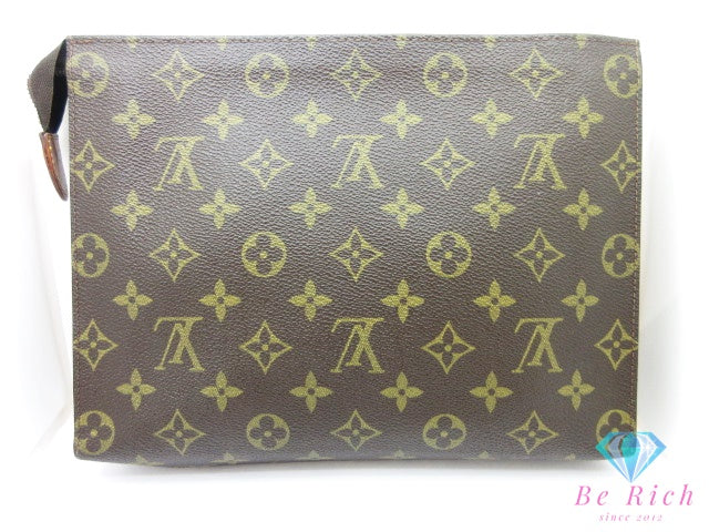 ルイ ヴィトン LOUIS VUITTON ポーチ モノグラム ポッシュトワレット 26 M47542 LV ロゴ セカンドバッグ クラッチバッグ バッグインバッグ アクセサリー コスメ 化粧 小物 【中古】【送料無料】 bc2334