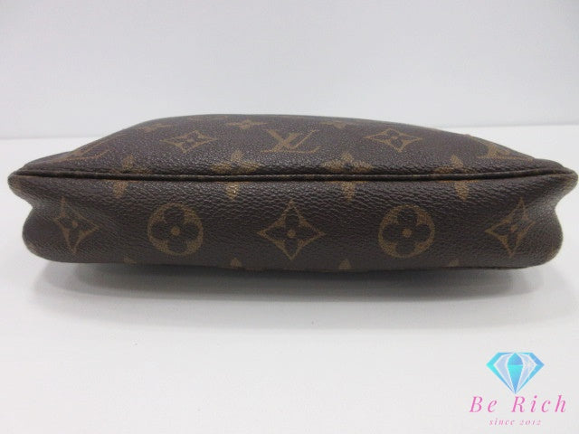 ルイ ヴィトン LOUIS VUITTON アクセサリーポーチ モノグラム ポシェット アクセソワール M51980 ブラウン 茶 PVC レザー LV ロゴ ハンドバッグ ショルダーバッグ 鞄 【中古】【送料無料】bc2344