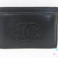 シャネル CHANEL カードケース キャビアスキン レザー 黒 ブラック ココマーク CC ロゴ カード入れ ビジネス 小物 【中古】【送料無料】 bc2353