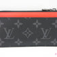 ルイ ヴィトン LOUIS VUITTON コインカード ホルダー 小銭入れ カードケース M25843 モノグラム エクリプス ブラック ノワール オレンジ サンセットオレンジ フラグメントケース コインケース コンパクト ウォレット 【中古】【送料無料】 bc2373