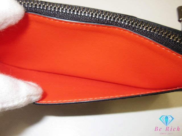 ルイ ヴィトン LOUIS VUITTON コインカード ホルダー 小銭入れ カードケース M25843 モノグラム エクリプス ブラック ノワール オレンジ サンセットオレンジ フラグメントケース コインケース コンパクト ウォレット 【中古】【送料無料】 bc2373