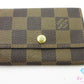 ルイ ヴィトン LOUIS VUITTON 6連 キーケース ダミエ ミュルティ クレ 6 N62630 エベヌ LV ロゴ キーホルダー アクセサリー 小物  【中古】【送料無料】 bc2400