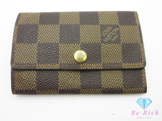 ルイ ヴィトン LOUIS VUITTON 6連 キーケース ダミエ ミュルティ クレ 6 N62630 エベヌ LV ロゴ キーホルダー アクセサリー 小物  【中古】【送料無料】 bc2400