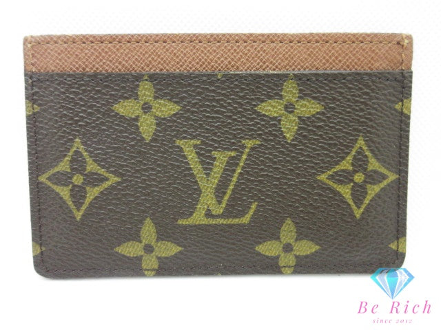 ルイ ヴィトン LOUIS VUITTON カードケース ダミエ ポルト カルト サーンプル M61733 モノグラム LV ロゴ 定期入れ ID カードケース カード入れ ビジネス 小物 【中古】【送料無料】bc2401