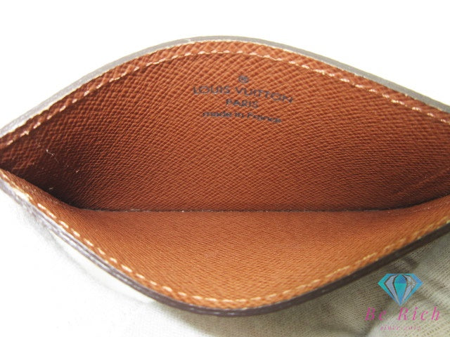 ルイ ヴィトン LOUIS VUITTON カードケース ダミエ ポルト カルト サーンプル M61733 モノグラム LV ロゴ 定期入れ ID カードケース カード入れ ビジネス 小物 【中古】【送料無料】bc2401