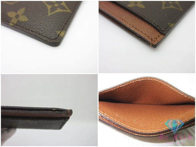 ルイ ヴィトン LOUIS VUITTON カードケース ダミエ ポルト カルト サーンプル M61733 モノグラム LV ロゴ 定期入れ ID カードケース カード入れ ビジネス 小物 【中古】【送料無料】bc2401
