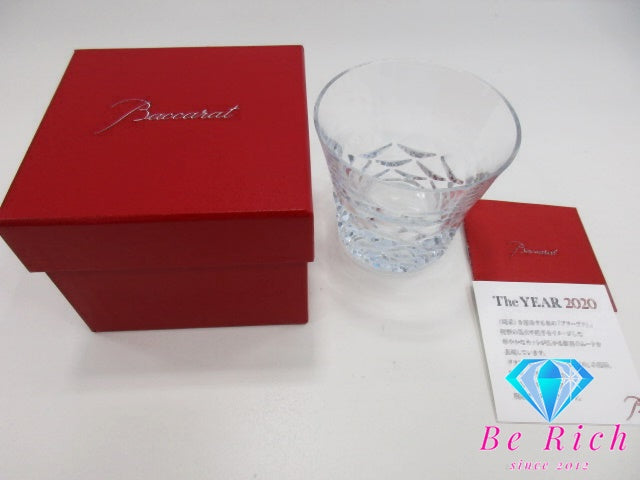美品 バカラ Baccarat ブラーヴァ 2020 イヤー タンブラー ロック グラス クリスタル ガラス コップ 食器 テーブルウェア インテリア 小物 Brava 【中古】【送料無料】 bh2593