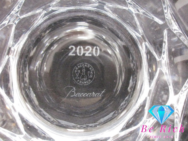 美品 バカラ Baccarat ブラーヴァ 2020 イヤー タンブラー ロック グラス クリスタル ガラス コップ 食器 テーブルウェア インテリア 小物 Brava 【中古】【送料無料】 bh2593