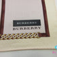 バーバリー BURBERRY ハンカチ チェック柄 アイボリー ブラウン 茶 マルチ ロゴ コットン 綿 小物  【中古】【送料無料】 bh2614