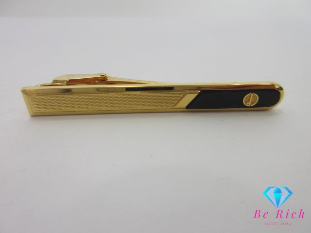 ダンヒル dunhill ネクタイピン カフス セット ブラック 黒 ゴールド メッキ ロゴ タイピン カフリンクス ビジネス スーツ 小物 【中古】【送料無料】bh2661