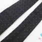 ルイ ヴィトン LOUIS VUITTON ドット柄 ネクタイ ブラック 系 黒 シルク 絹 ロゴ 総柄 ビジネス スーツ 小物  【中古】【送料無料】 bh2678