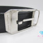 ルイ ヴィトン LOUIS VUITTON ダミエ グラフィット サンチュール シアトル メンズ ベルト 30ｍｍ M6834 90/36 黒 ブラック シルバー 金具 PVC レザー 【中古】【送料無料】 bh2737