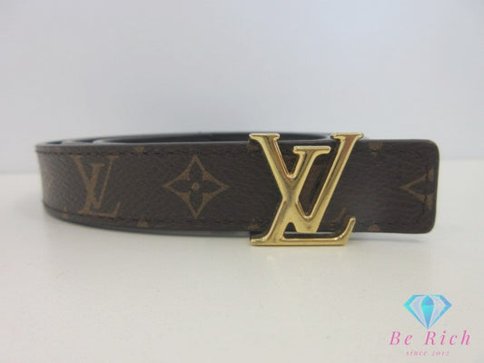 ルイ ヴィトン LOUIS VUITTON レディース ベルト LV アイコニック 20MM リバーシブル サイズ 65 ブラウン ブラック 茶 黒 PVC カーフ レザー ロゴ バックル  【中古】【送料無料】 bh2802