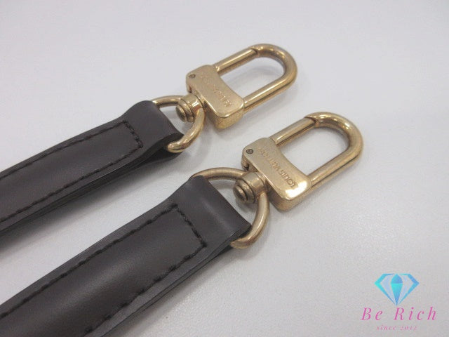ルイ ヴィトン LOUIS VUITTON ダミエ ショルダー ストラップ J00276 レザー ロゴ 茶 ブラウン バッグ 鞄 アクセサリー 小物 【中古】【送料無料】bh2809
