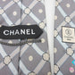 シャネル CHANEL ネクタイ 総柄 ココマーク ロゴ グレー系 シルク 絹 ビジネス スーツ ファッション 小物 紳士 メンズ 【中古】【送料無料】 bh2889