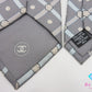 シャネル CHANEL ネクタイ 総柄 ココマーク ロゴ グレー系 シルク 絹 ビジネス スーツ ファッション 小物 紳士 メンズ 【中古】【送料無料】 bh2889