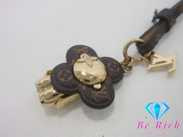 ルイ ヴィトン LOUIS VUITTON バッグ チャーム ミニ ヴィヴィエンヌ M02177 茶 ブラウン ゴールド GP メッキ ストラップ キーホルダー アクセサリー 小物 シグネチャー ロゴ 【中古】【送料無料】 bh2891