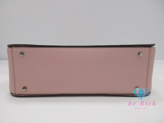 ケイト スペード kate spade 2way ハンドバッグ ピンク レザー ショルダーバッグ ロゴ 肩掛け 鞄 【中古】【送料無料】 bk10001