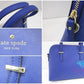ケイト スペード kate spade 2way ハンドバッグ 青 ブルー レザー ショルダーバッグ ロゴ 肩掛け 鞄 【中古】【送料無料】 bk10002
