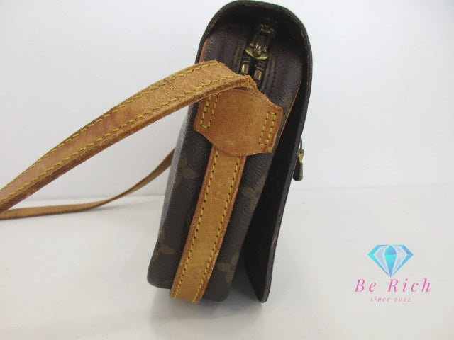 ルイ ヴィトン LOUIS VUITTON ショルダーバッグ モノグラム サンジェルマン 24 M51210 ブラウン 茶 PVC レザー ポシェット 斜め掛け 鞄  【中古】【送料無料】 bk10023