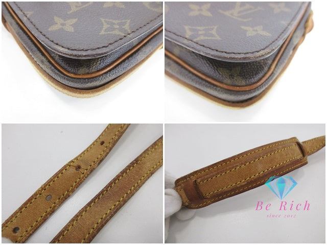 ルイ ヴィトン LOUIS VUITTON ショルダーバッグ モノグラム サンジェルマン 24 M51210 ブラウン 茶 PVC レザー ポシェット 斜め掛け 鞄  【中古】【送料無料】 bk10023