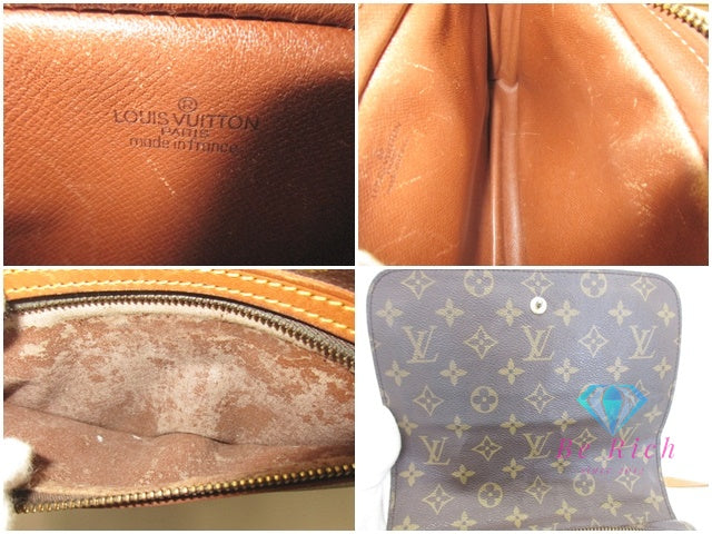 ルイ ヴィトン LOUIS VUITTON ショルダーバッグ モノグラム サンジェルマン 24 M51210 ブラウン 茶 PVC レザー ポシェット 斜め掛け 鞄  【中古】【送料無料】 bk10023