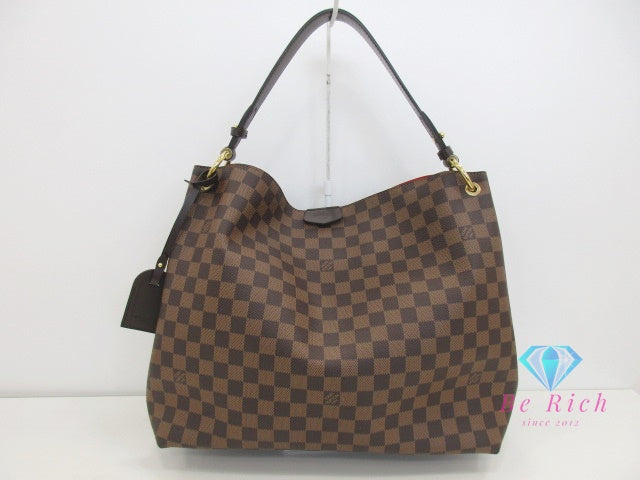 ルイ ヴィトン LOUIS VUITTON ワン ショルダーバッグ ダミエ グレースフル MM N44045 エベヌ ブラウン 茶 LV ロゴ 肩掛け トートバッグ 鞄 【中古】【送料無料】 bk10028