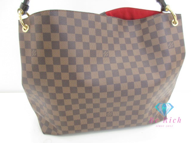 ルイ ヴィトン LOUIS VUITTON ワン ショルダーバッグ ダミエ グレースフル MM N44045 エベヌ ブラウン 茶 LV ロゴ 肩掛け トートバッグ 鞄 【中古】【送料無料】 bk10028