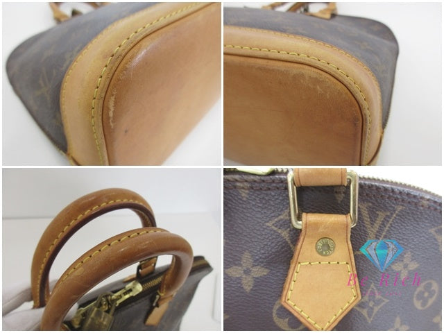 ルイ ヴィトン LOUIS VUITTON ハンドバッグ モノグラム アルマ M51130 茶 ブラウン PVC レザー LV ロゴ ショルダーバッグ 手提げ 鞄 【中古】【送料無料】bk10031