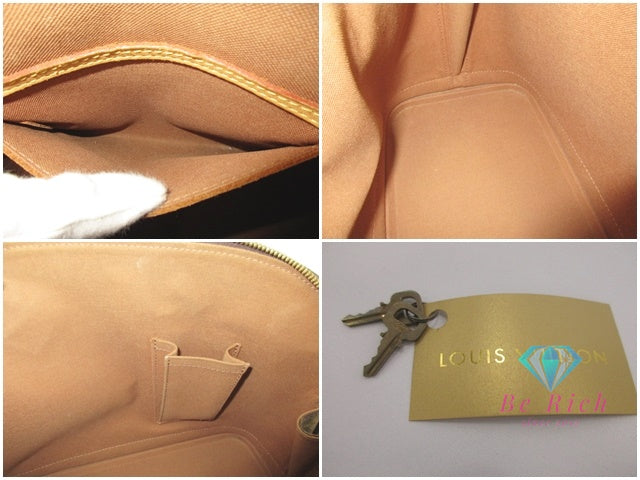 ルイ ヴィトン LOUIS VUITTON ハンドバッグ モノグラム アルマ M51130 茶 ブラウン PVC レザー LV ロゴ ショルダーバッグ 手提げ 鞄 【中古】【送料無料】bk10031