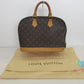 ルイ ヴィトン LOUIS VUITTON ハンドバッグ モノグラム アルマ M51130 茶 ブラウン PVC レザー LV ロゴ ショルダーバッグ 手提げ 鞄 【中古】【送料無料】bk10031