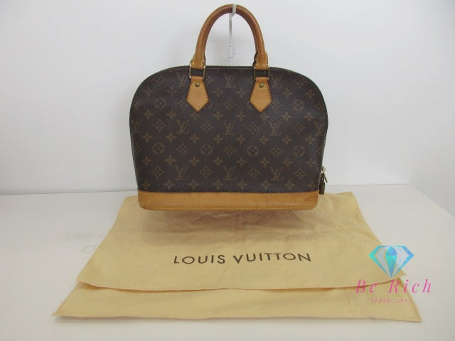 ルイ ヴィトン LOUIS VUITTON ハンドバッグ モノグラム アルマ M51130 茶 ブラウン PVC レザー LV ロゴ ショルダーバッグ 手提げ 鞄 【中古】【送料無料】bk10031
