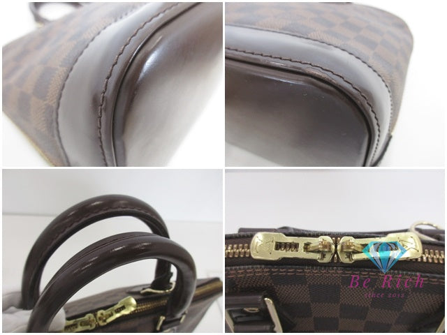 ルイ ヴィトン LOUIS VUITTON ハンドバッグ ダミエ アルマ N51151 エベヌ PVC レザー ロゴ ショルダーバッグ 手提げ 鞄 N51131 【中古】【送料無料】  bk10033