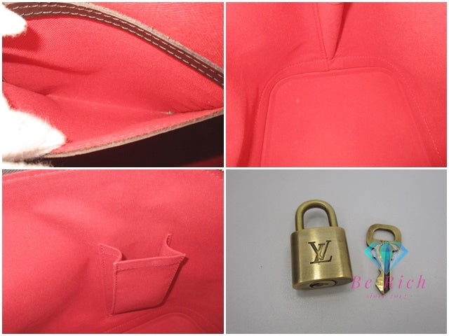 ルイ ヴィトン LOUIS VUITTON ハンドバッグ ダミエ アルマ N51151 エベヌ PVC レザー ロゴ ショルダーバッグ 手提げ 鞄 N51131 【中古】【送料無料】  bk10033