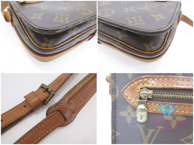 ルイ ヴィトン LOUIS VUITTON ショルダーバッグ モノグラム サンジェルマン 24 M51210 ブラウン 茶 PVC レザー ポシェット 斜め掛け 鞄  【中古】【送料無料】 bk10049