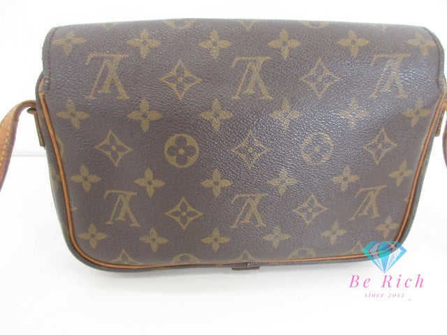 ルイ ヴィトン LOUIS VUITTON ショルダーバッグ モノグラム サンジェルマン 24 M51210 ブラウン 茶 PVC レザー ポシェット 斜め掛け 鞄  【中古】【送料無料】 bk10049
