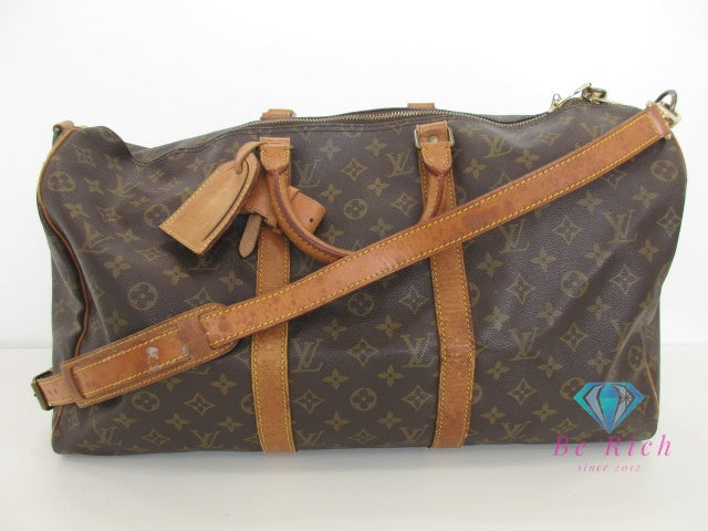 ルイ ヴィトン LOUIS VUITTON 2way ボストンバッグ モノグラム キーポル バンドリエール 50 M41416 ブラウン 茶 PVC レザー LV ロゴ ハンドバッグ ショルダーバッグ 肩掛け 斜め掛け クロスボディ トラベル 旅行 鞄  【中古】【送料無料】 bk10054