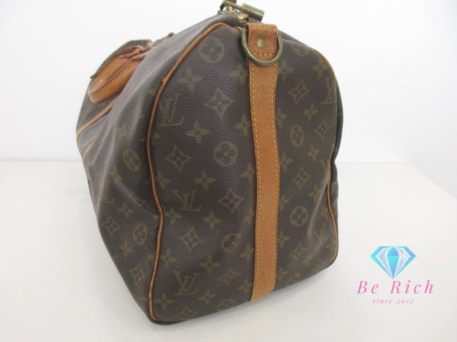 ルイ ヴィトン LOUIS VUITTON 2way ボストンバッグ モノグラム キーポル バンドリエール 50 M41416 ブラウン 茶 PVC レザー LV ロゴ ハンドバッグ ショルダーバッグ 肩掛け 斜め掛け クロスボディ トラベル 旅行 鞄  【中古】【送料無料】 bk10054