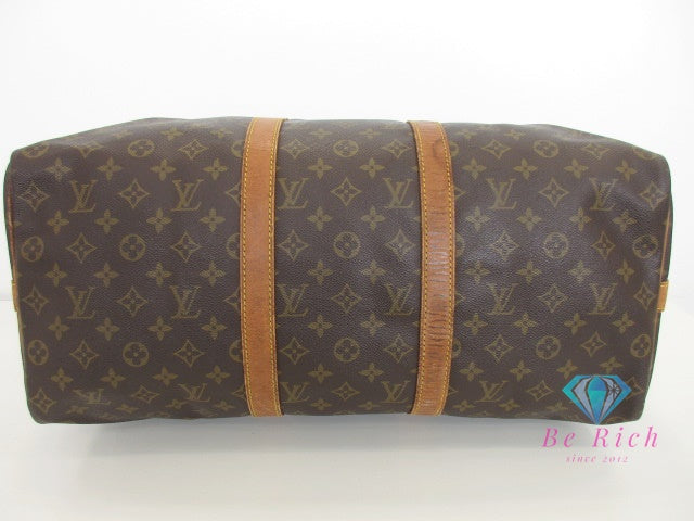 ルイ ヴィトン LOUIS VUITTON 2way ボストンバッグ モノグラム キーポル バンドリエール 50 M41416 ブラウン 茶 PVC レザー LV ロゴ ハンドバッグ ショルダーバッグ 肩掛け 斜め掛け クロスボディ トラベル 旅行 鞄  【中古】【送料無料】 bk10054
