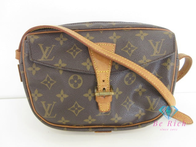 ルイ ヴィトン LOUIS VUITTON ショルダーバッグ モノグラム ジュヌフィーユ M51225 ブラウン 茶 PVC レザー ポシェット 斜め掛け 鞄  【中古】【送料無料】 bk10065