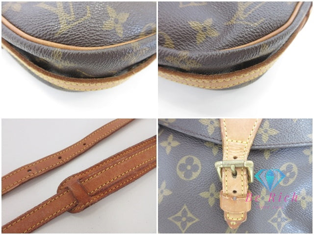 ルイ ヴィトン LOUIS VUITTON ショルダーバッグ モノグラム ジュヌフィーユ M51225 ブラウン 茶 PVC レザー ポシェット 斜め掛け 鞄  【中古】【送料無料】 bk10065