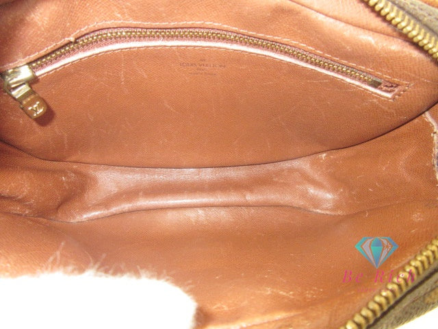 ルイ ヴィトン LOUIS VUITTON ショルダーバッグ モノグラム ジュヌフィーユ M51225 ブラウン 茶 PVC レザー ポシェット 斜め掛け 鞄  【中古】【送料無料】 bk10065
