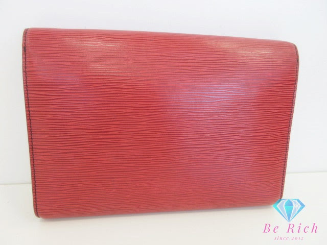 ルイ ヴィトン LOUIS VUITTON エピ ポシェット アルシュ M52577 2way クラッチバッグ ショルダーバッグ 赤 カスティリアンレッド レザー LV ロゴ セカンドバッグ  ハンドバッグ 手持ち 鞄 【中古】【送料無料】bk10066